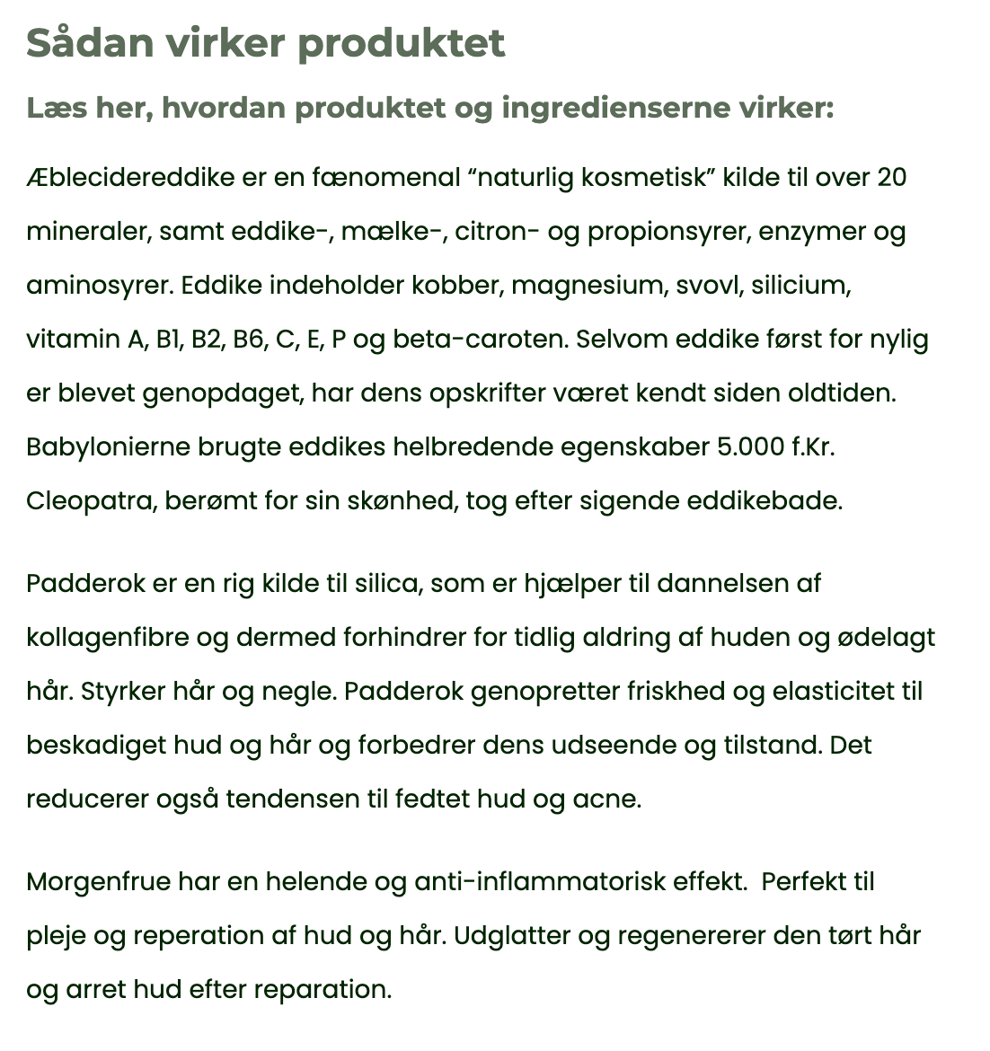 HÅR Tonic - Calendula & Horsetail