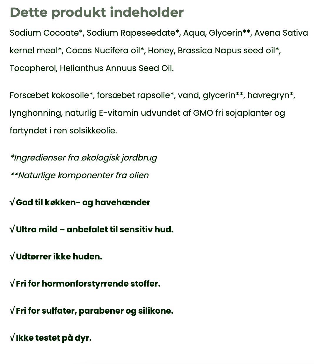 HAVRE Skrubbebar – Honning & Havre