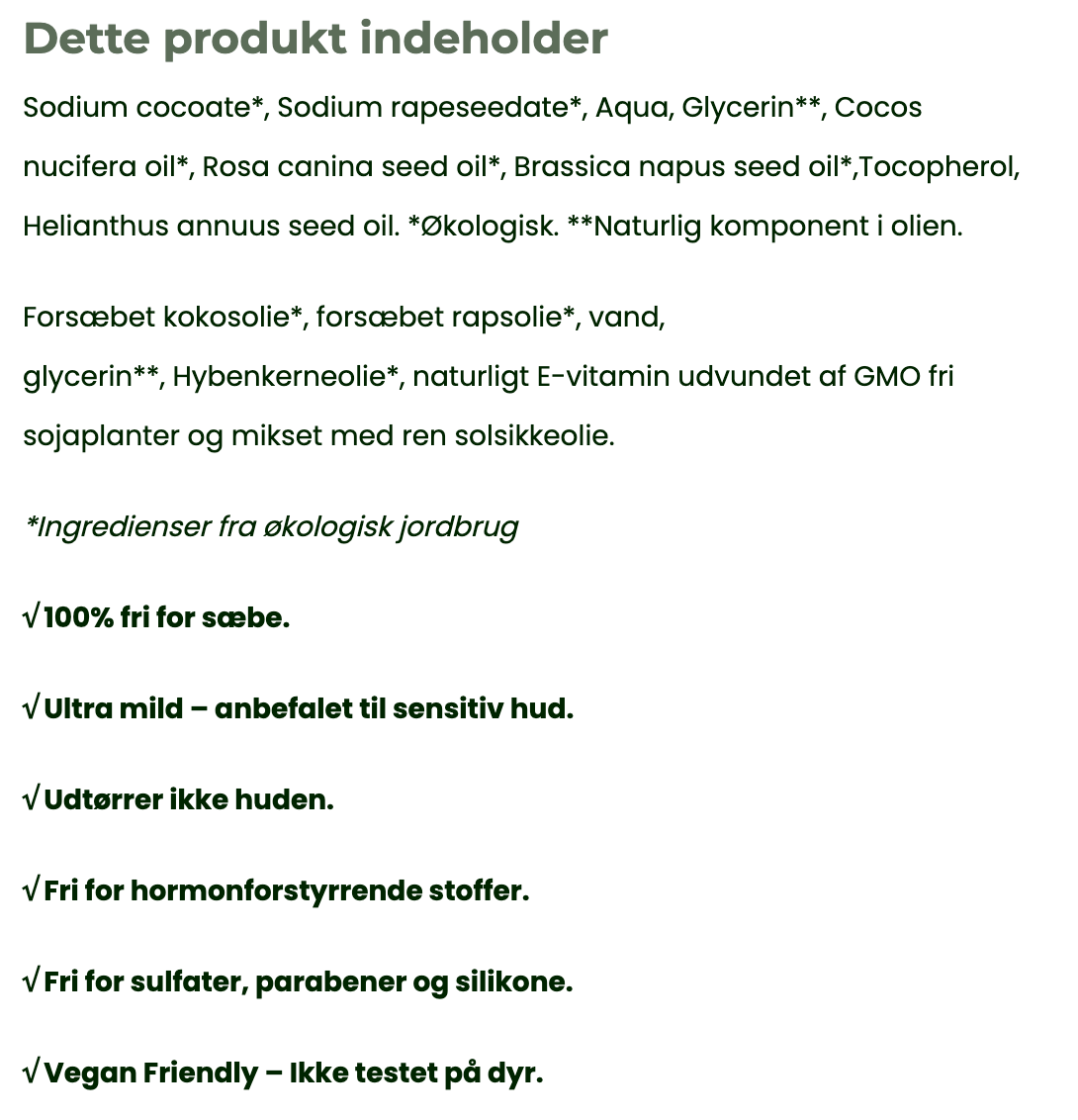 HYBEN Ansigtsbar med E-vitamin