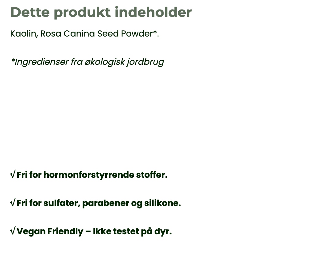 JORD Exfolierende Lermaske