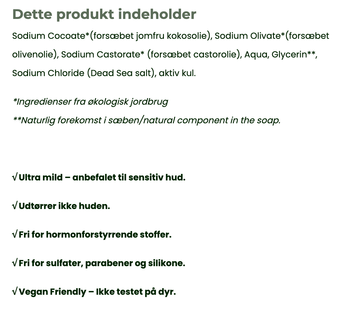 KUL - Barbersæbe & Bodybar til mænd