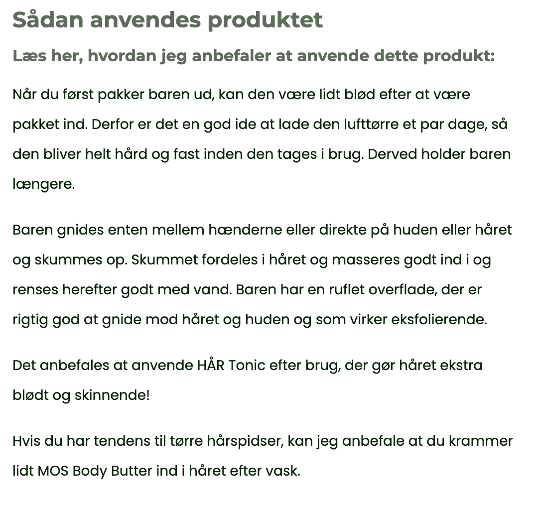 MILD #1 Shampoo Bar - Lemongrass & Lavender