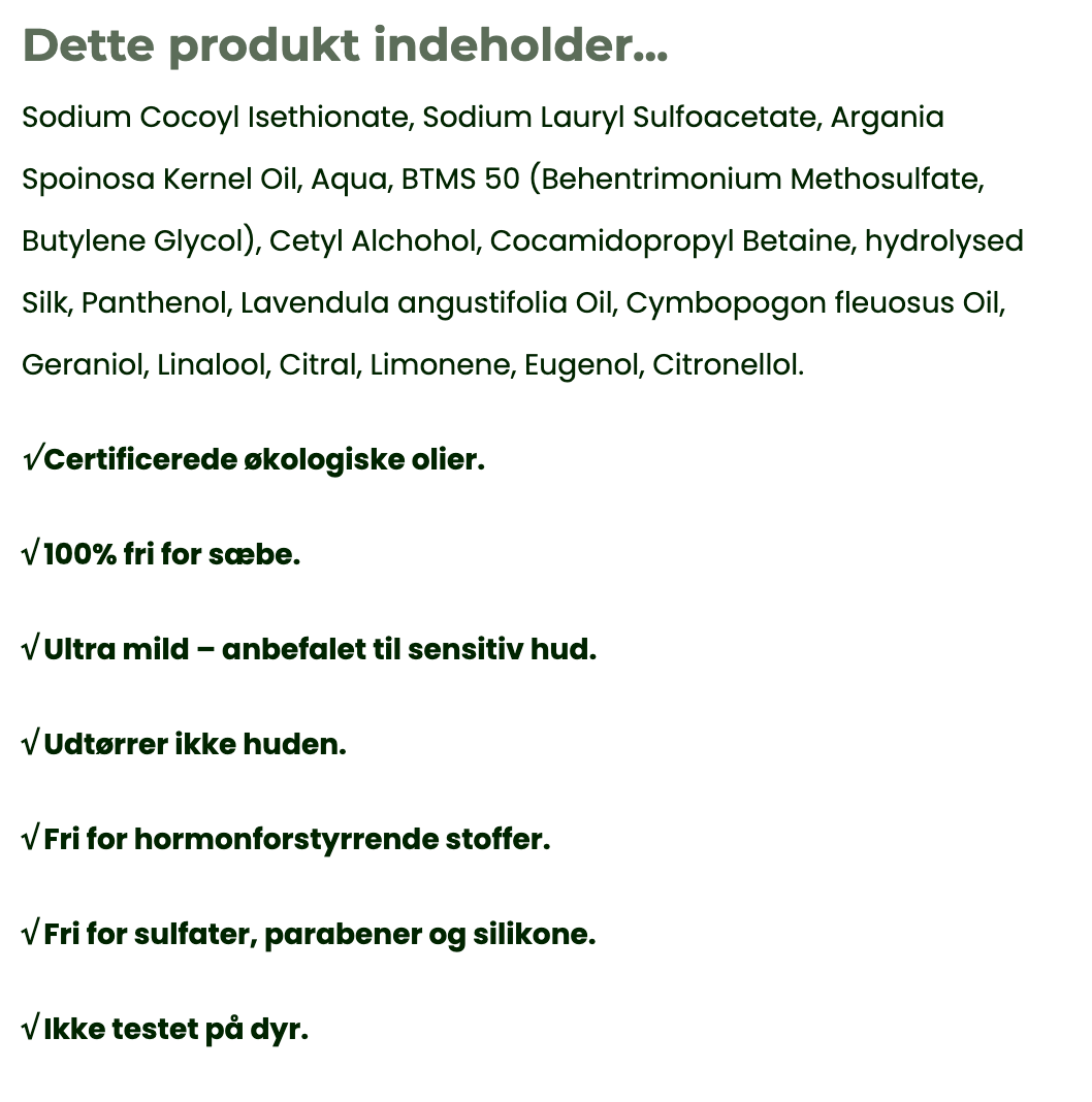 MILD #1 Shampoo Bar - Lemongrass & Lavender