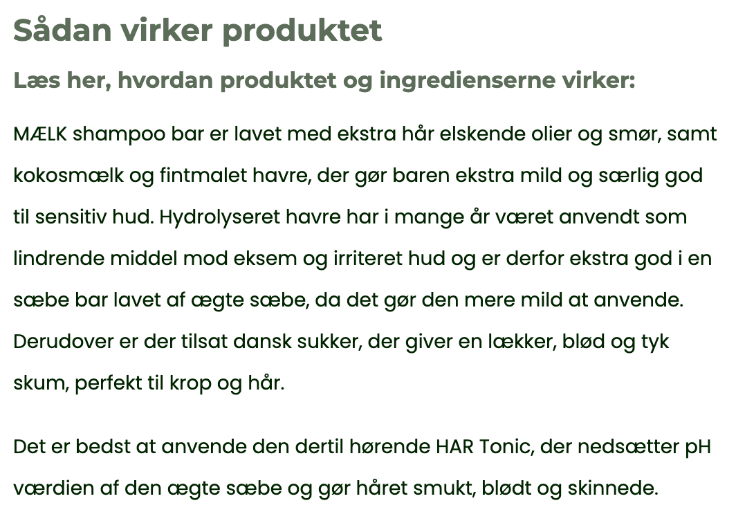 MÆLK #3 Shampoo & Body Bar - Almond Oil for babies