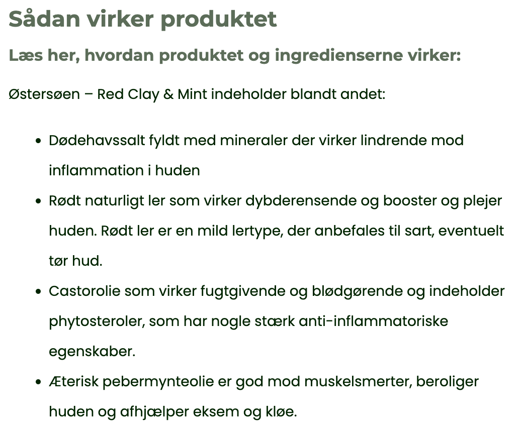 ØSTERSØEN – Red Clay & Peppermint Salt Soap